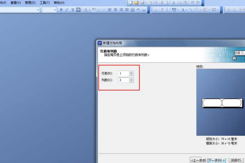 BarTender双排标签纸打印的方法步骤