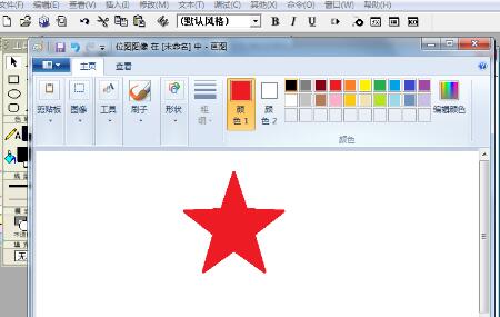 Authorware制作红色五角星的方法
