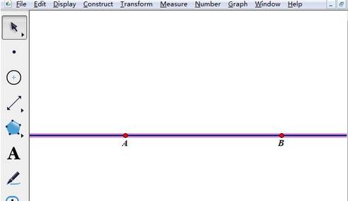 几何画板中从线段中分离点用法详解