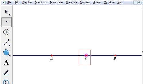 几何画板中从线段中分离点用法详解
