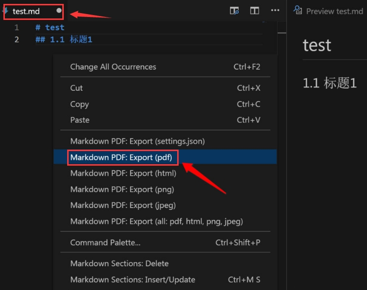 Vscode怎么转换markdown文件格式?Vscode转换markdown文件格式的方法