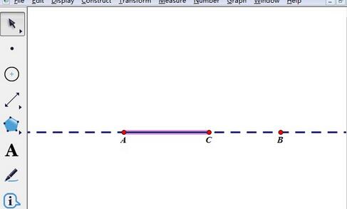 几何画板中从线段中分离点用法详解