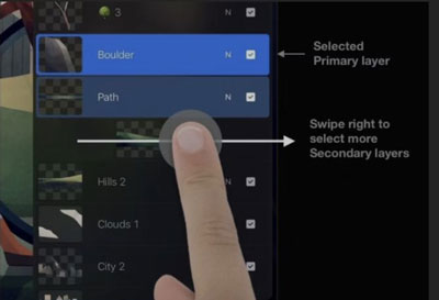 如何复制Procreate多选图层?Procreate多选图层复制教程
