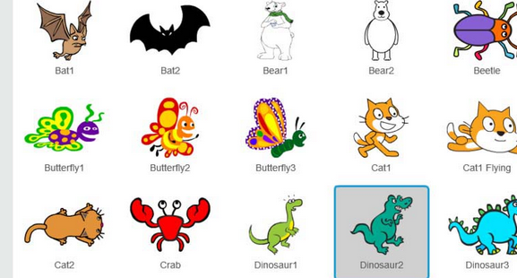 Scratch创建一支变色龙小程序的操作步骤