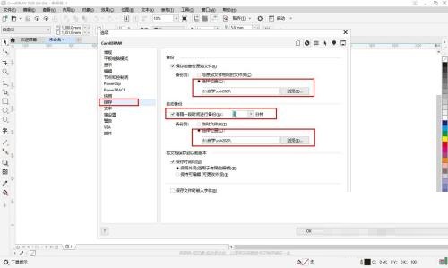 CorelDraw2020怎么设置自动备份文件?CorelDraw2020设置自动备份文件教程