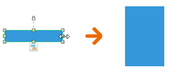 亿图流程图制作软件中文字竖向显示的设置方法