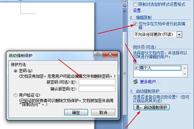 word文档局部加密的操作方法