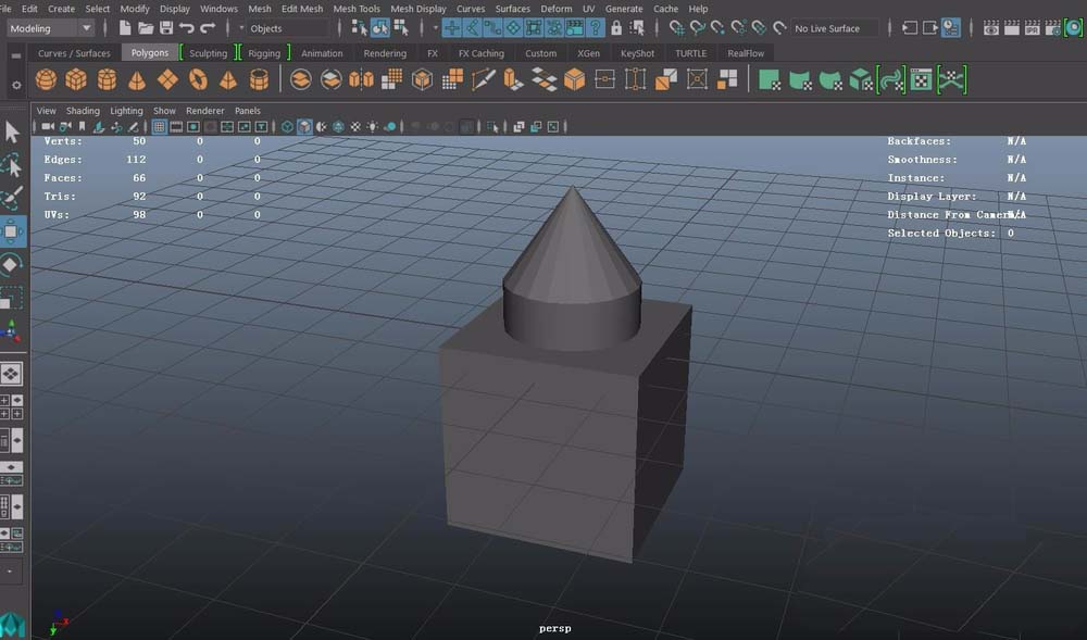maya中布尔工具使用操作教程