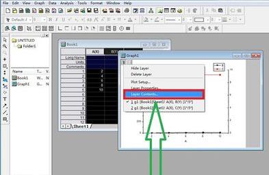 Origin绘制双y轴的详细方法