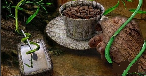 Photoshop怎么制作树皮手机背景效果?Photoshop制作树皮手机背景效果教程