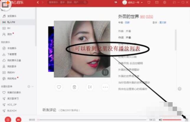 网易云音乐查看私人fm播放记录的详细步骤