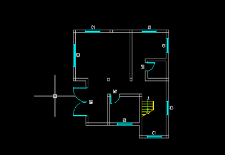 天正建筑2014中双跑楼梯的设计具体方法