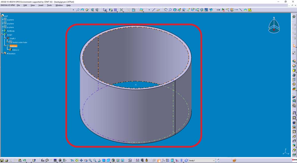 Catia零件模型添加颜色的操作步骤