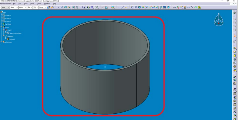 Catia零件模型添加颜色的操作步骤