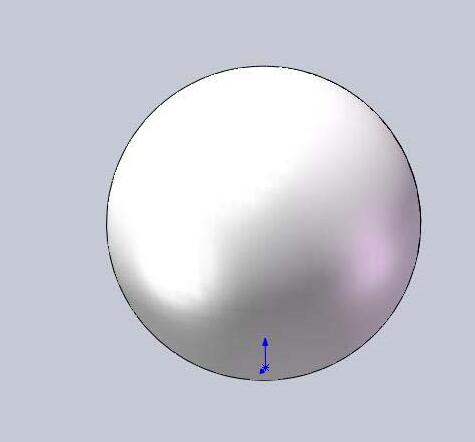 Solidworks2016中镜像一个球形零件的操作步骤