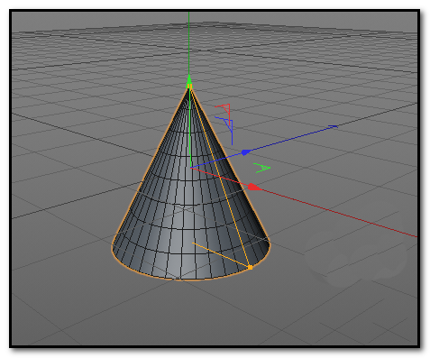 C4D将圆锥顶部与底部打磨圆滑的具体操作
