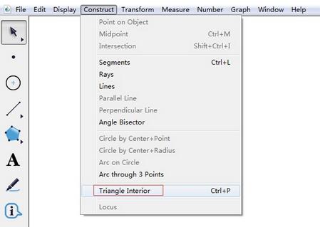 几何画板度量三角形的周长的操作方法