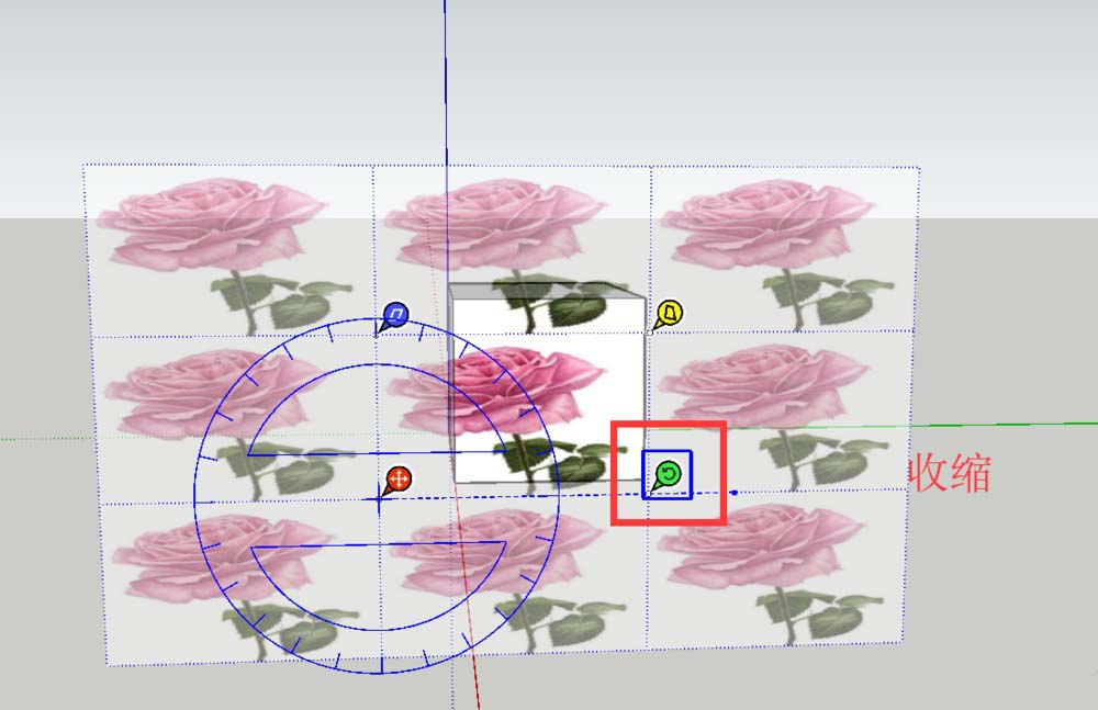 草图大师更改材质贴图位置的具体方法
