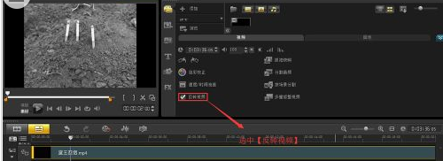 会声会影X9制作反转视频的操作方法