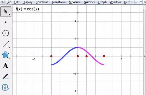 几何画板给函数单调区间分色的操作方法