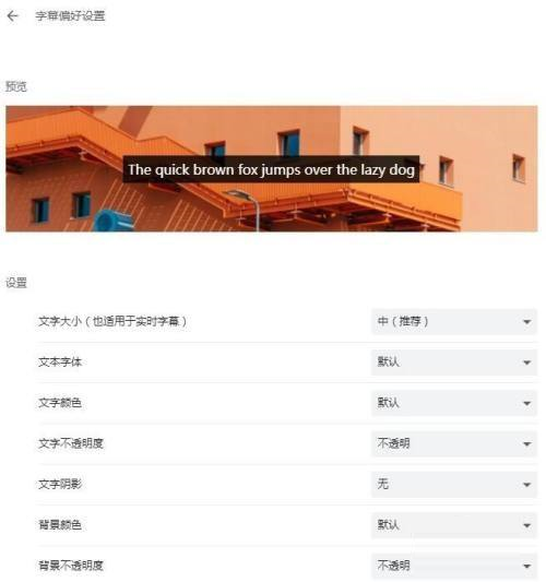 Google浏览器如何设置字幕偏好?Google浏览器设置字幕偏好教程