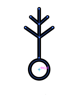 ai怎么设计圆形的雪花图标?ai雪花矢量logo的画法