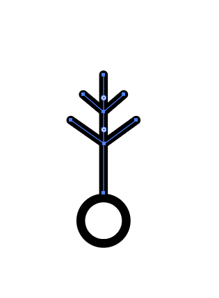 ai怎么设计圆形的雪花图标?ai雪花矢量logo的画法