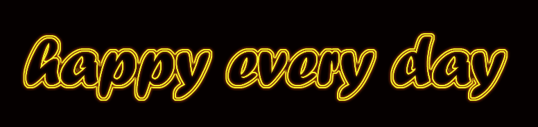 ps如何设计双层空心发光的霓虹艺术字?ps设计双层空心发光的霓虹艺术字教程