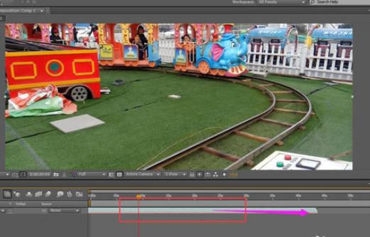 AE设计倒放视频的操作方法