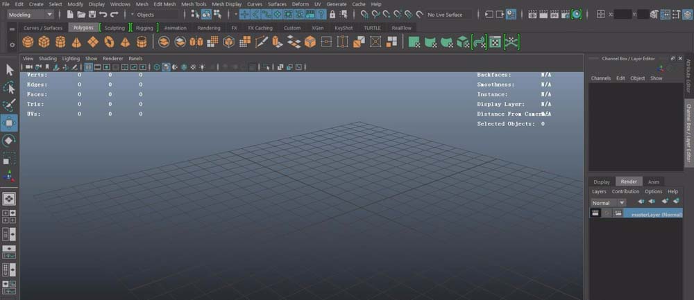 maya管理模型中图层的简单教程