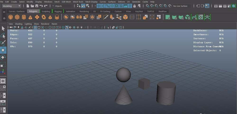 maya管理模型中图层的简单教程