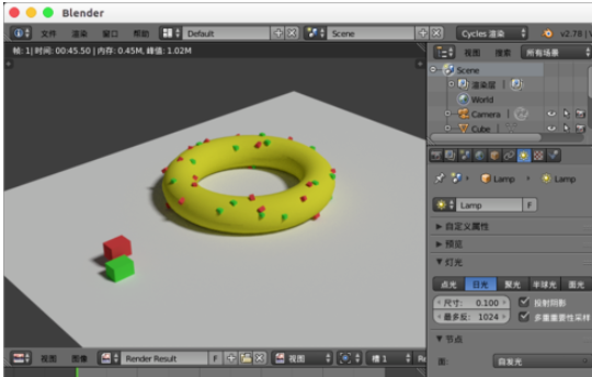 Blender制作甜甜圈的具体流程介绍