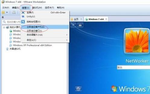 VMware设置窗口大小的操作步骤