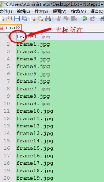 Notepad++使用列块编辑模式的详细步骤