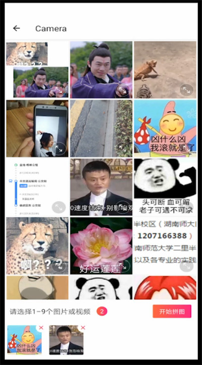 美图秀秀拼图中添加文字的详细步骤