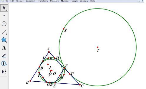 如何利用几何画板验证费尔巴哈定理