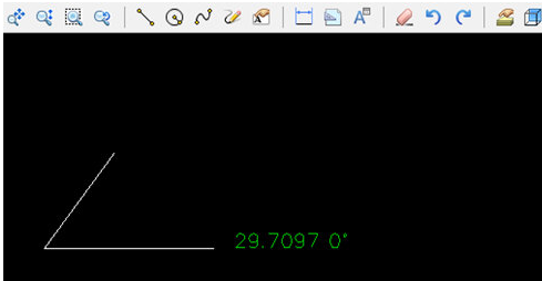 迅捷CAD看图画三角形的具体操作方法