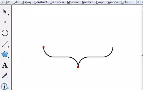 几何画板绘制大括号的操作方法