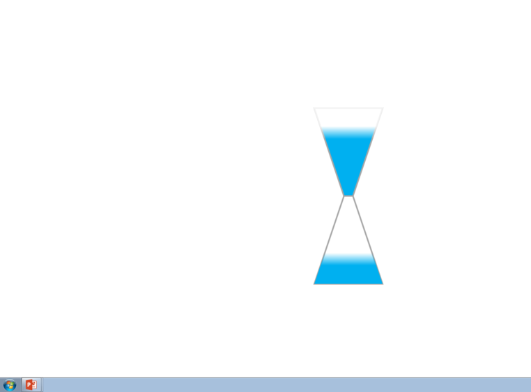 PPT制作沙漏动画效果的操作方法