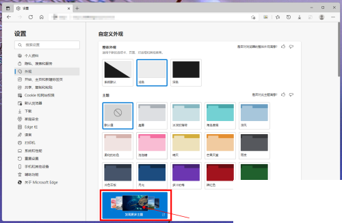 microsoft edge怎么获得更多主题?microsoft edge获得更多主题教程