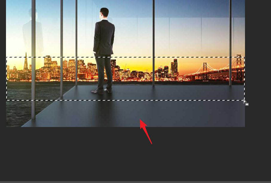 ps拉长腿怎么让背景不变形?ps拉长腿背景不变形的方法