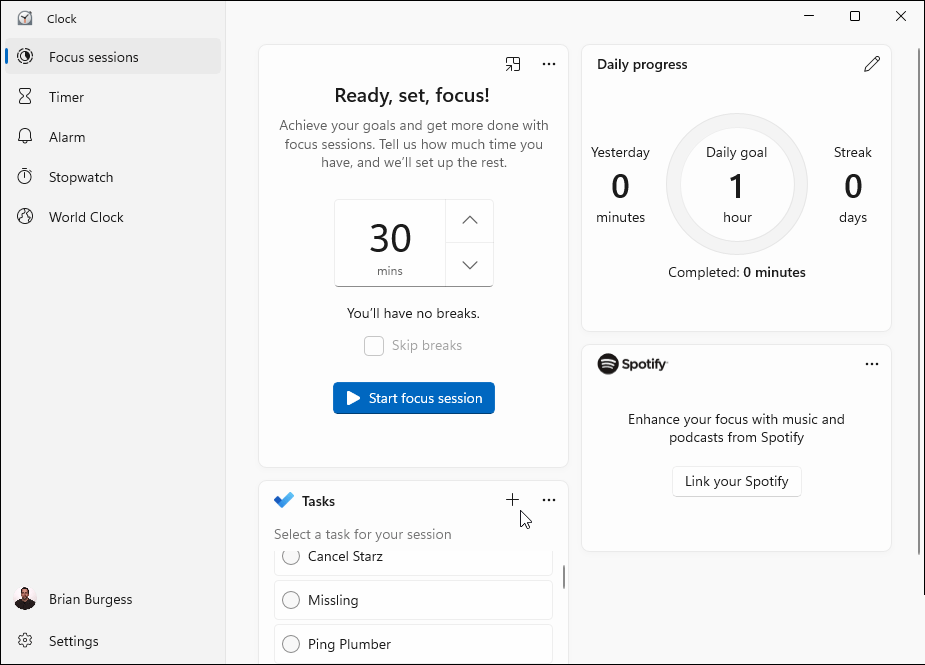 如何在Win11上使用Focus Sessions？Win11上使用Focus Sessions的方法