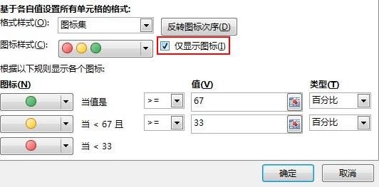 excel2013使用红绿图标标记员工完成情况的操作教程