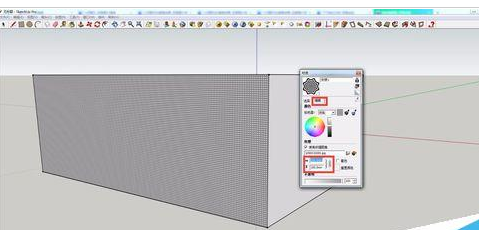 草图大师设计自定义贴图的操作过程