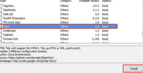 Notepad++使用Tidy2格式化HTML文档的具体方法