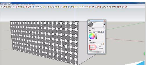 草图大师设计自定义贴图的操作过程