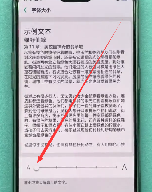 oppo手机调大字体的具体步骤