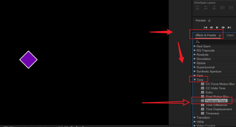 ae定格动画怎么做？ae动画添加抽帧效果教程分享