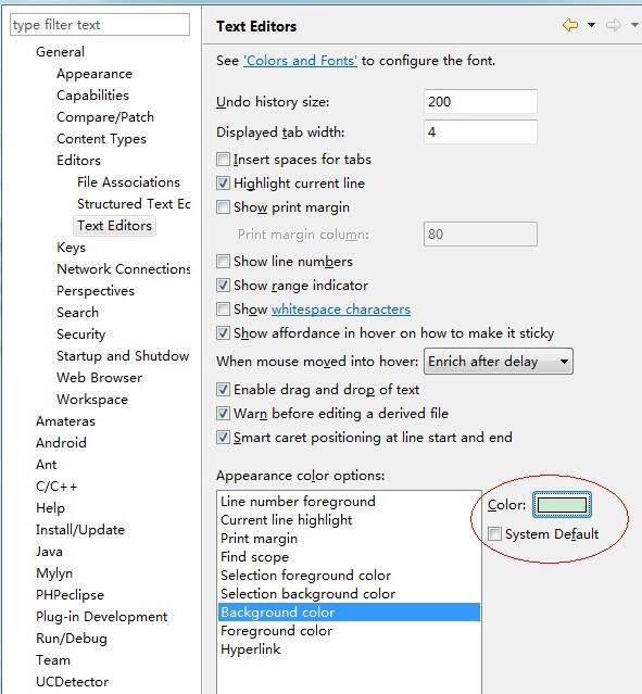 eclipse字体大小及窗口颜色的详细操作方法