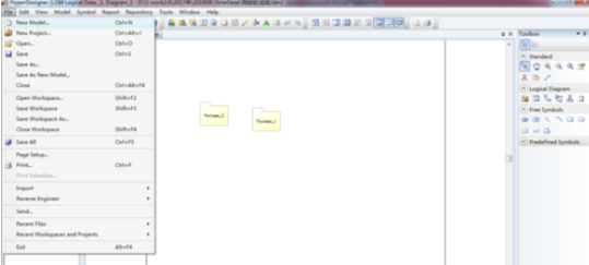 Power Designer中建立SybaseIQ参考架构的操作步骤